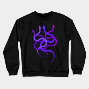 Colorful, but yet simple snake design Crewneck Sweatshirt